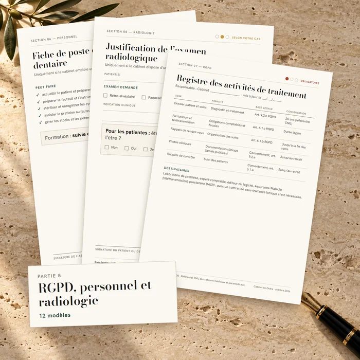 RGPD, personnel et radiologie